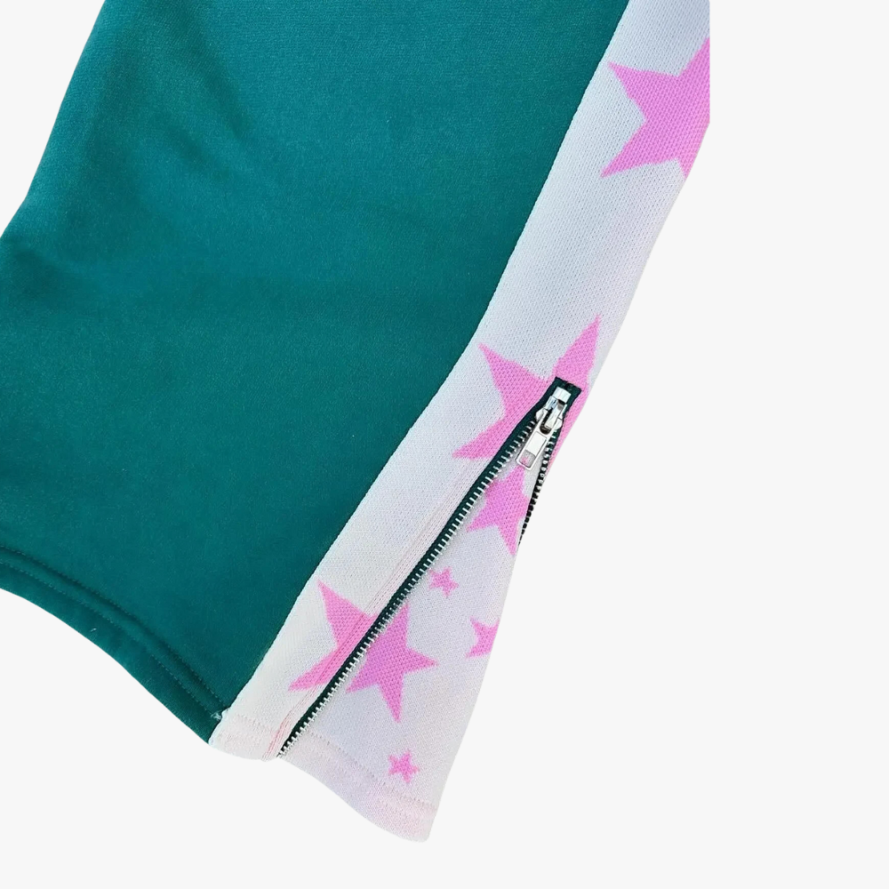 ALLSTAR FLARED SWEATPANTS - GREEN