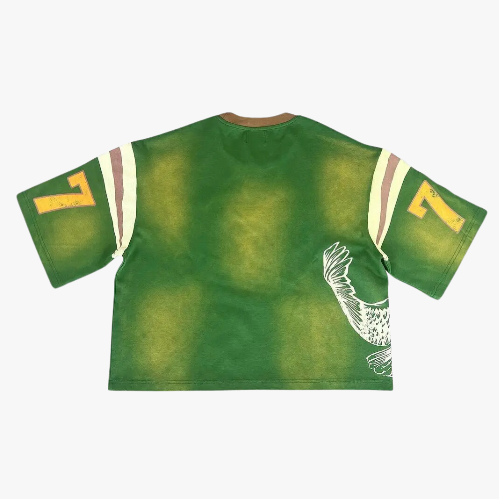 SHOOTER JERSEY STYLE TEE - GREEN